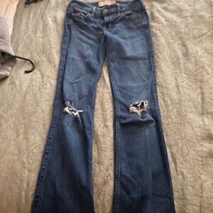 Hollister small flare jeans size 1 regular width 25 length 33